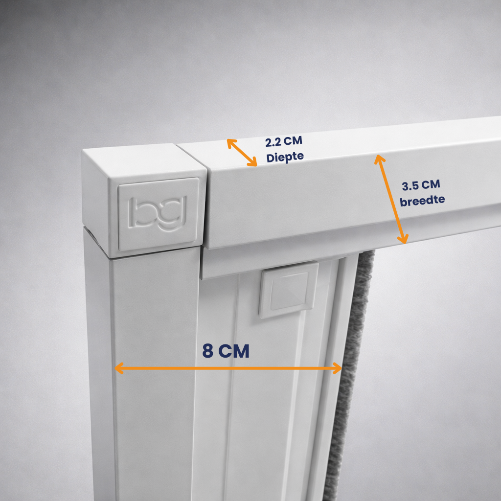 Dakgordijn® - Verduisterend Plissé + Hor dakraam gordijn 2in1 op interieur afwerking